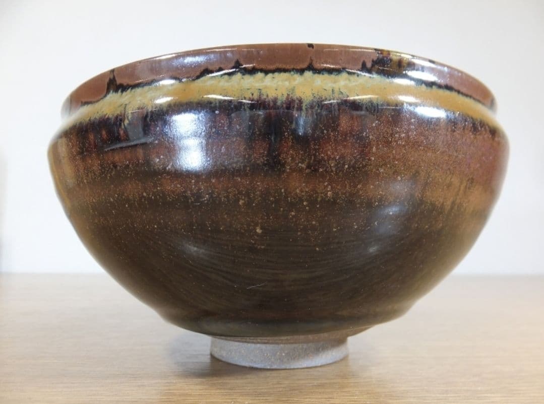 真作保証 鬼丸雪山 自作 高取焼 コレクター放出品 表千家 茶道具 福岡