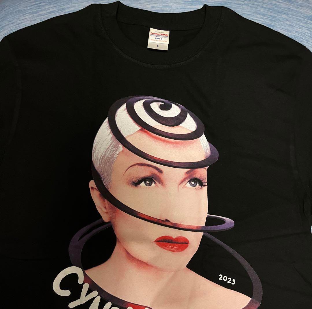 シンディローパー　farewell tour JPN SPIRAL Tシャツ