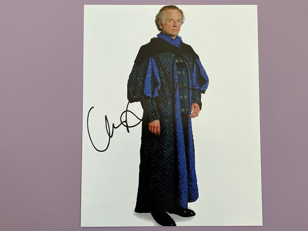 スターウォーズ　直筆サイン　パルパティーン議員　イアン・マクダーミド氏