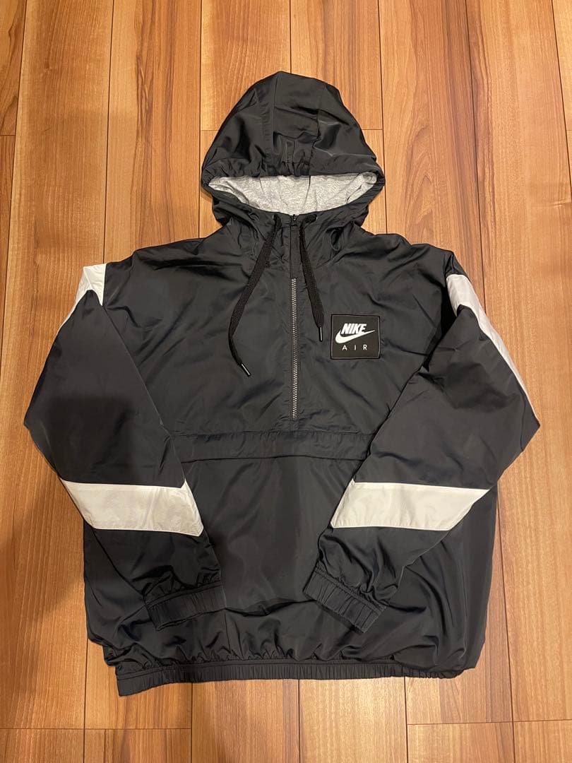 NIKE ナイキ AIR アノラックパーカー ナイロンジャケット ブラック