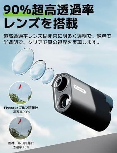 ゴルフレーザー距離計 1100yd 防塵防水 小型 軽量 Type-C充電式