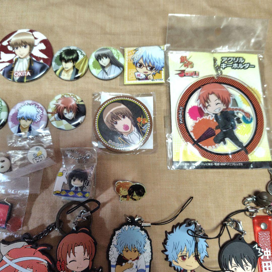 銀魂　缶バッジ　ストラップ　銀魂グッズ　まとめ売り