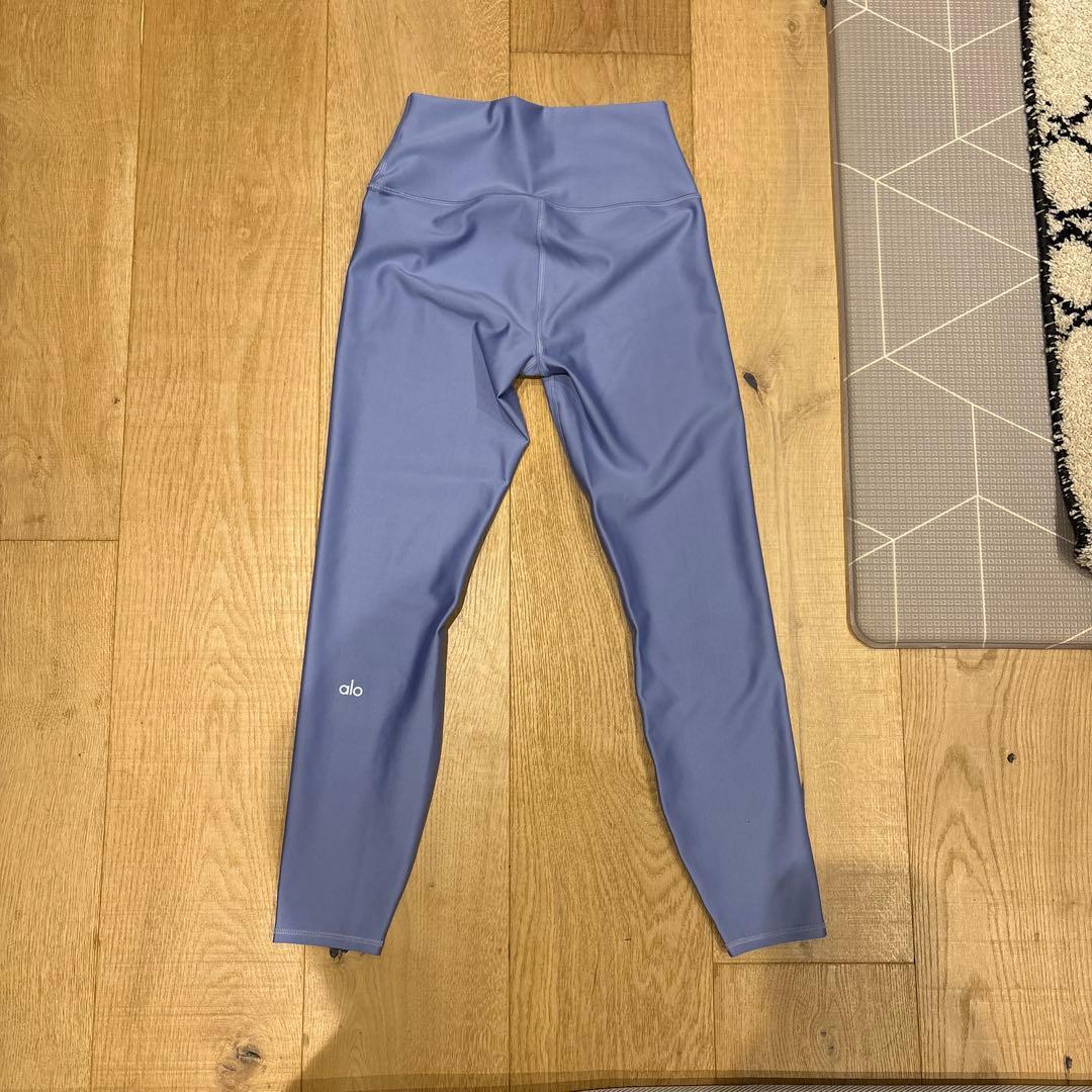 7/8 ハイウエストエアリフトレギンス - ライラックブルー