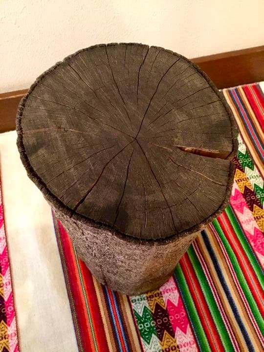 完全乾燥済み【天然樫の木】切り株スツール/インテリア台/切り株椅子/室内OKです