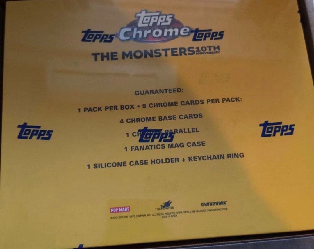 Topps Chrome 10周年記念ボックス　5BOX