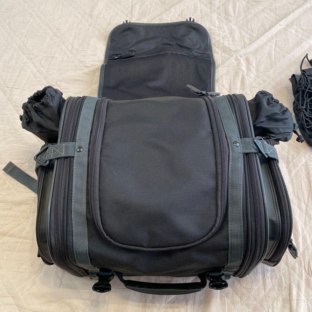 Moto Fizz ブラックバッグ 拡張可能