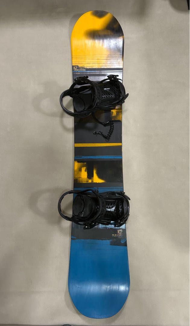 美品　スノーボードセット　K2 155×FLUXビンディング