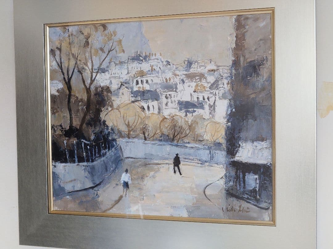 特価【真作保証、油彩画　肉筆】石黒秀治　8号、実力派作家