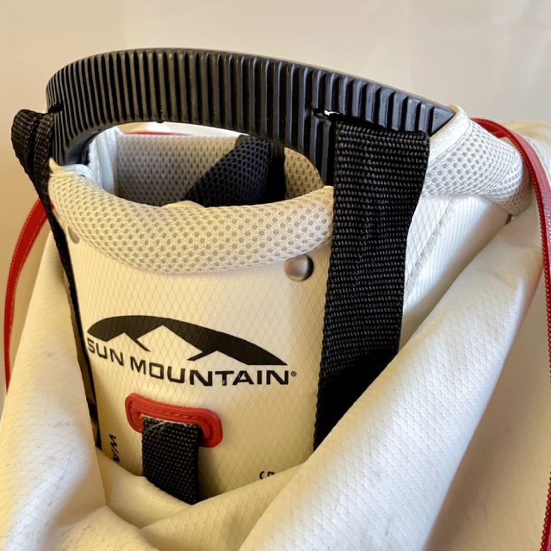 SUN MOUNTAIN・キャディバッグ・スタンド・白・６分割・サンマウンテン
