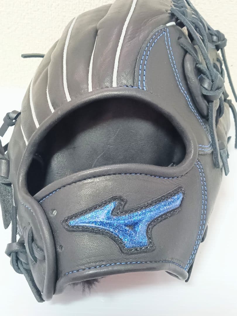 10回程使用のみ 美品 ミズノ WILLDRIVE ソフトボール用 青 グローブ