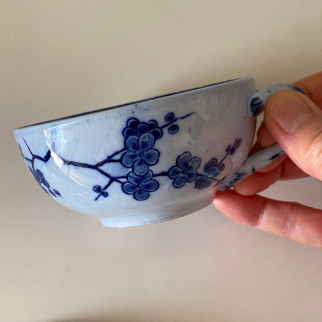 Creil et Montereau JAPONカップ&ソーサー　一客　秋月さま