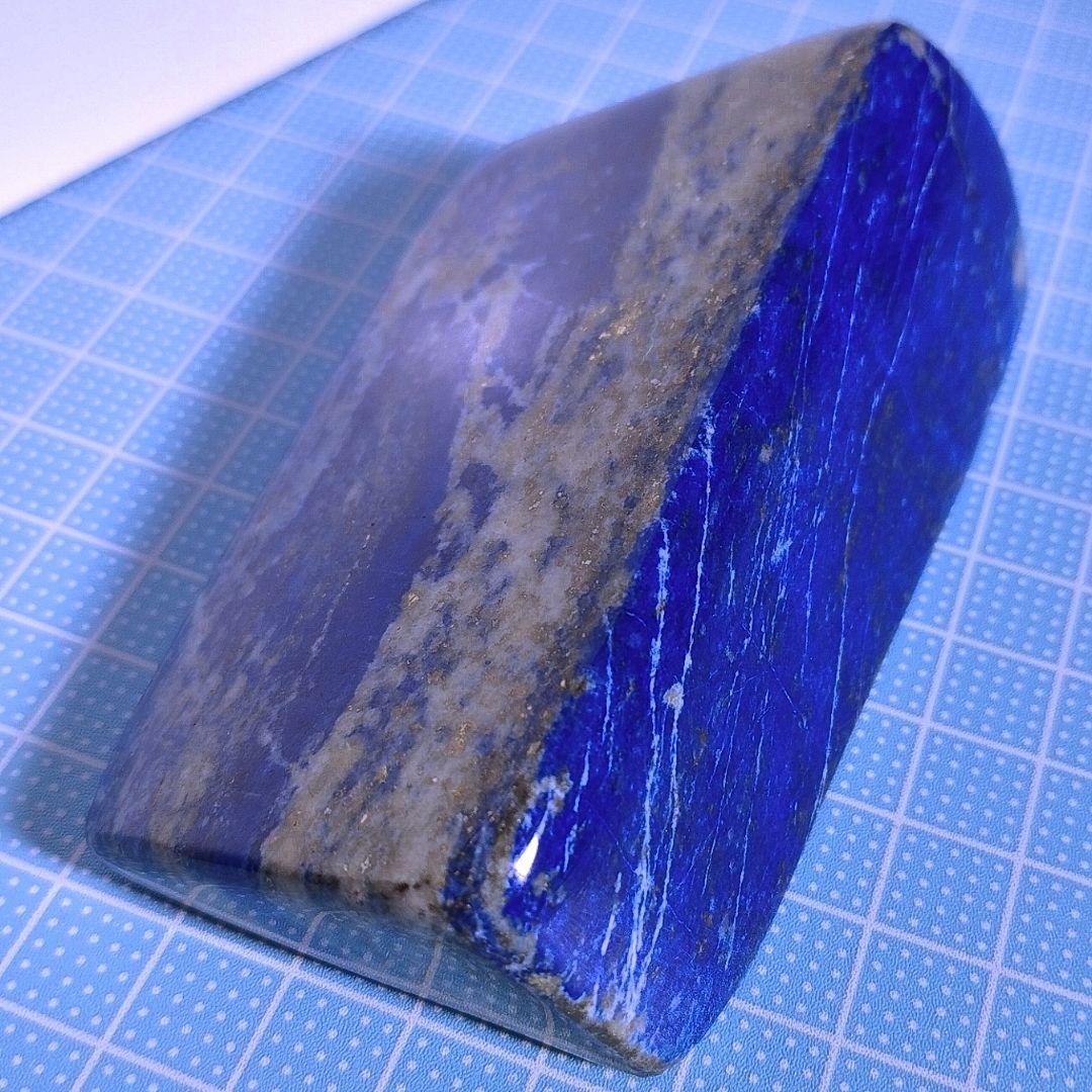 ④アフガニスタン産 ラピスラズリ 原石 パイライト スノーフレークラピスラズリ