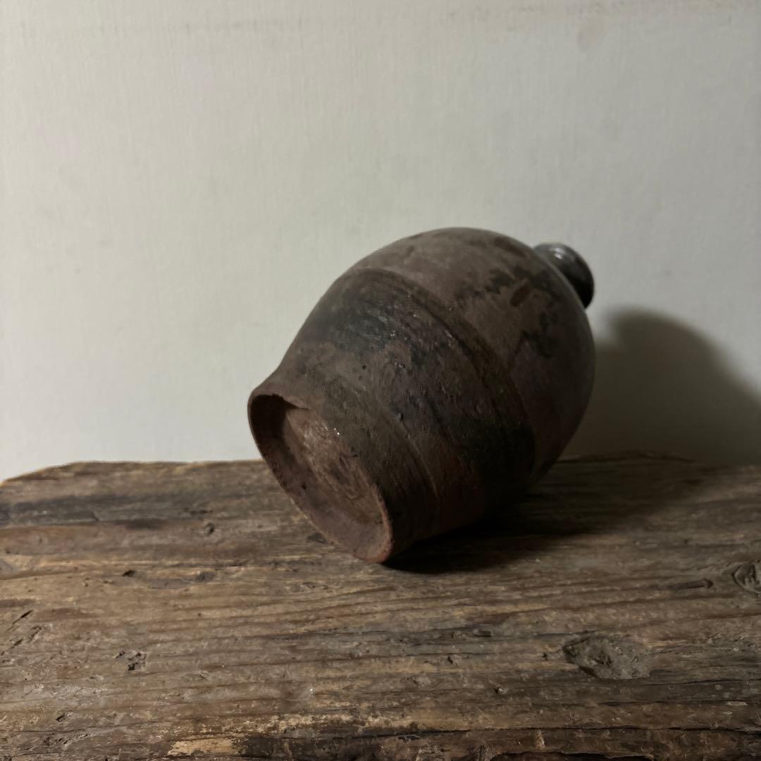 弓野焼徳利③武雄　唐津　古道具　アンティーク　骨董　古民芸　田舎暮らし　検:李朝