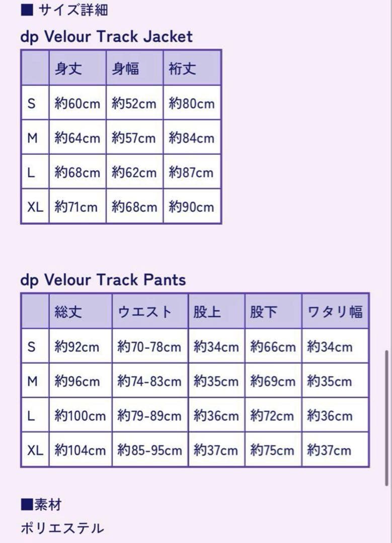 龍宮城 ベロア ジャージ dpマーク Sサイズ 上のみ