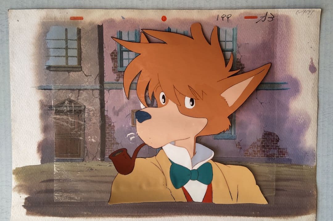 h*m様 名探偵ホームズ　セル画 2枚