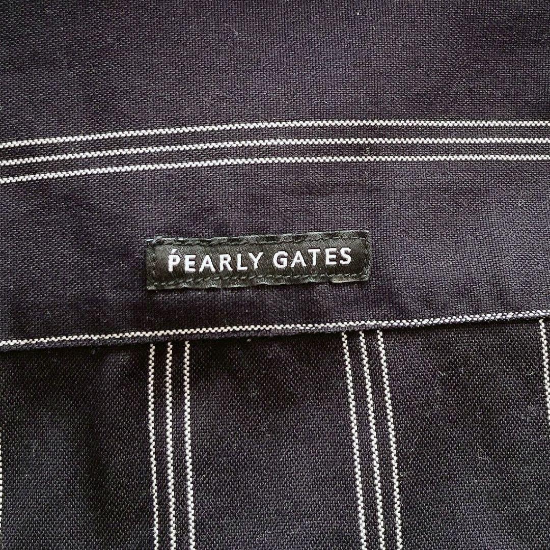 極美品　2025　パーリーゲイツ　オックス ストレッチ ストライプ 　ワンピース