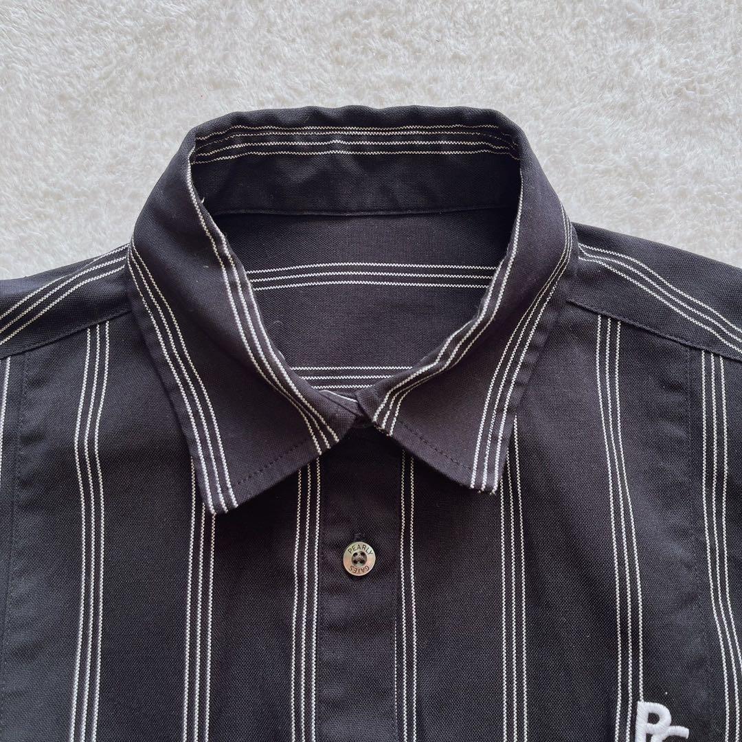 極美品　2025　パーリーゲイツ　オックス ストレッチ ストライプ 　ワンピース