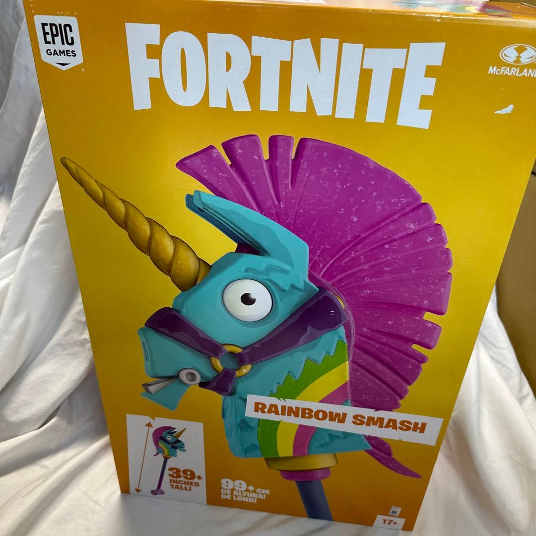 新品　箱付き　Fortnite フォートナイト　38cm　レインボースマッシュ