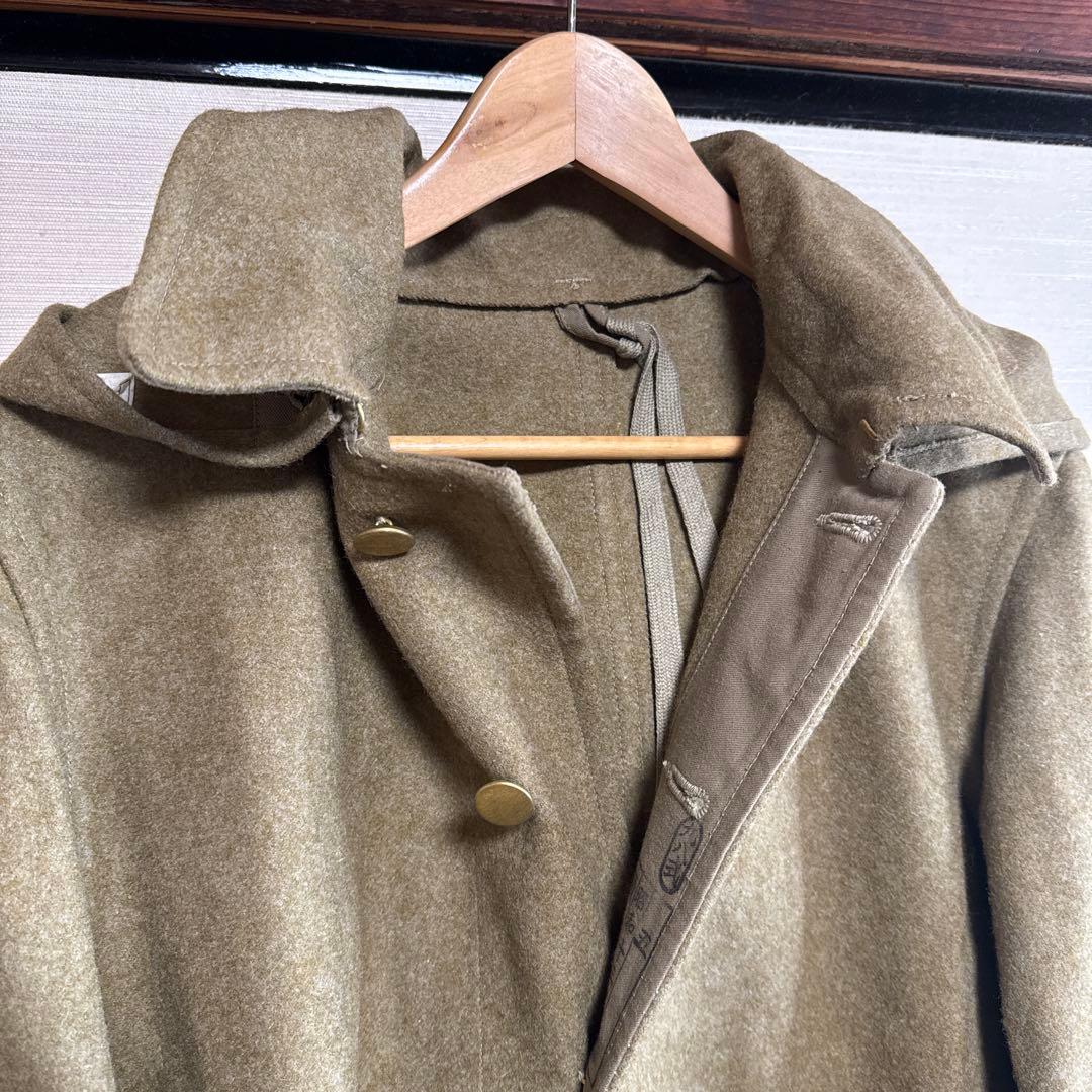 【極美品】日本陸軍九八式冬用兵外套　日本軍　軍装
