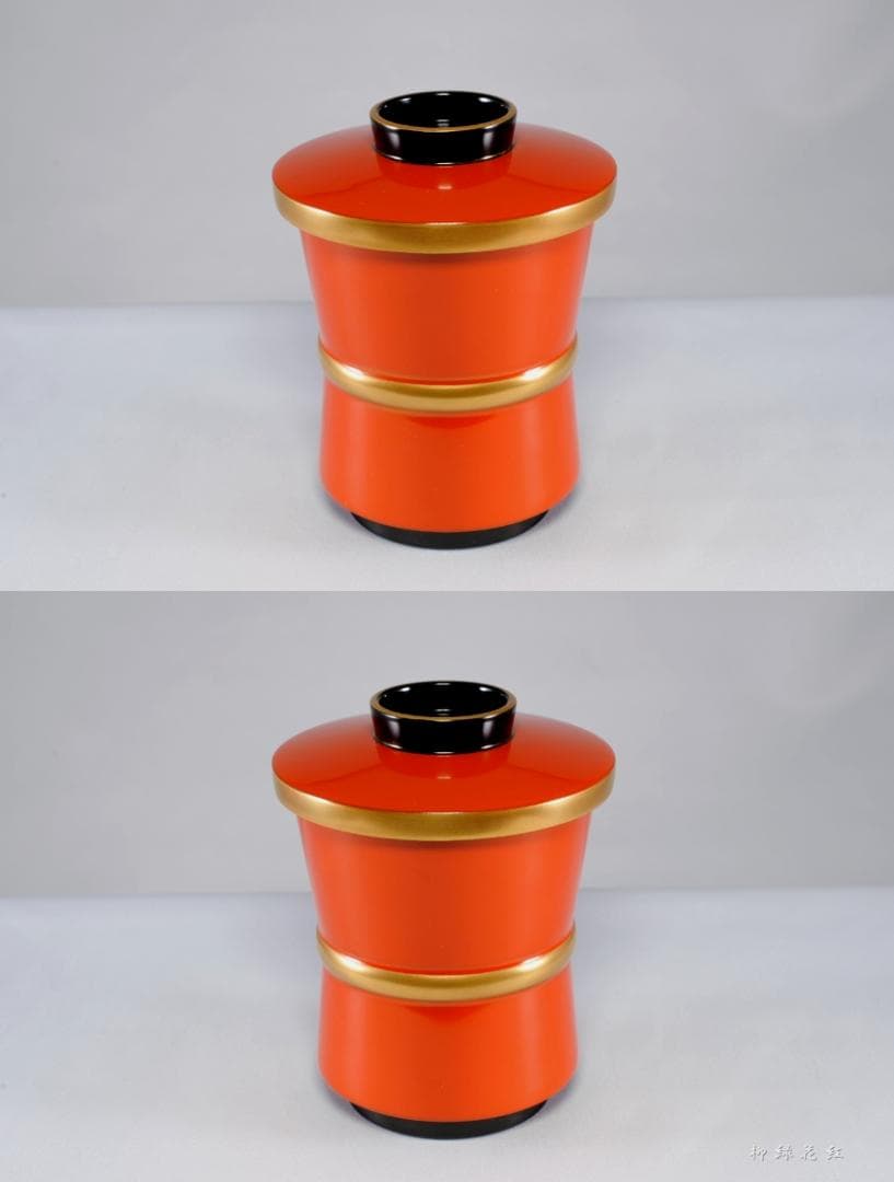 松斉 輪島塗 杵形 箸洗 五 共箱 前田松斉 懐石道具