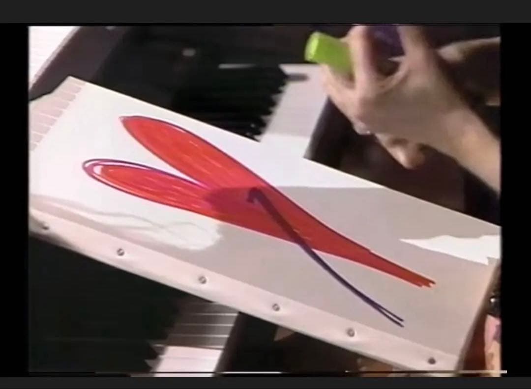 谷村有美　直筆サイン入り絵画　 神谷町Live出演時の物