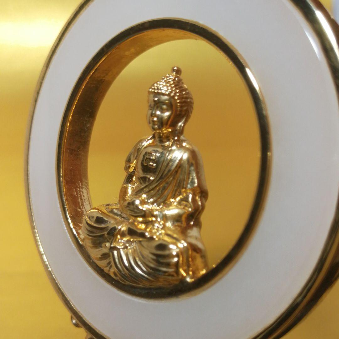 金嵌玉釈迦如来壁掛お守り(整理番号:W104)