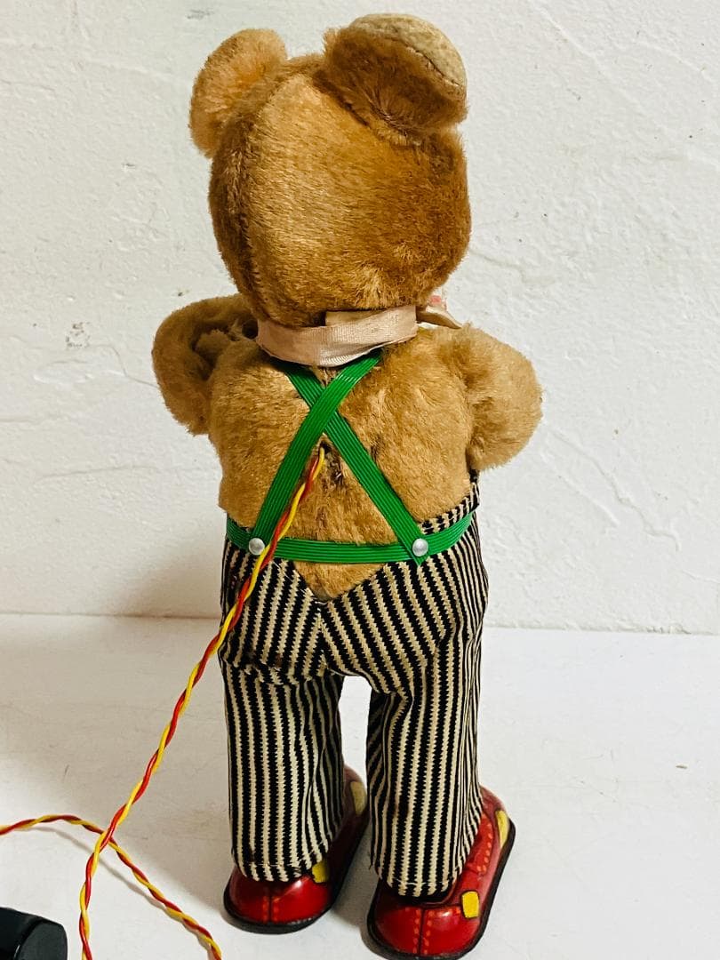 岩谷製作所 1950年 Barney Bear 　ドラマーベア　電動クマ玩具