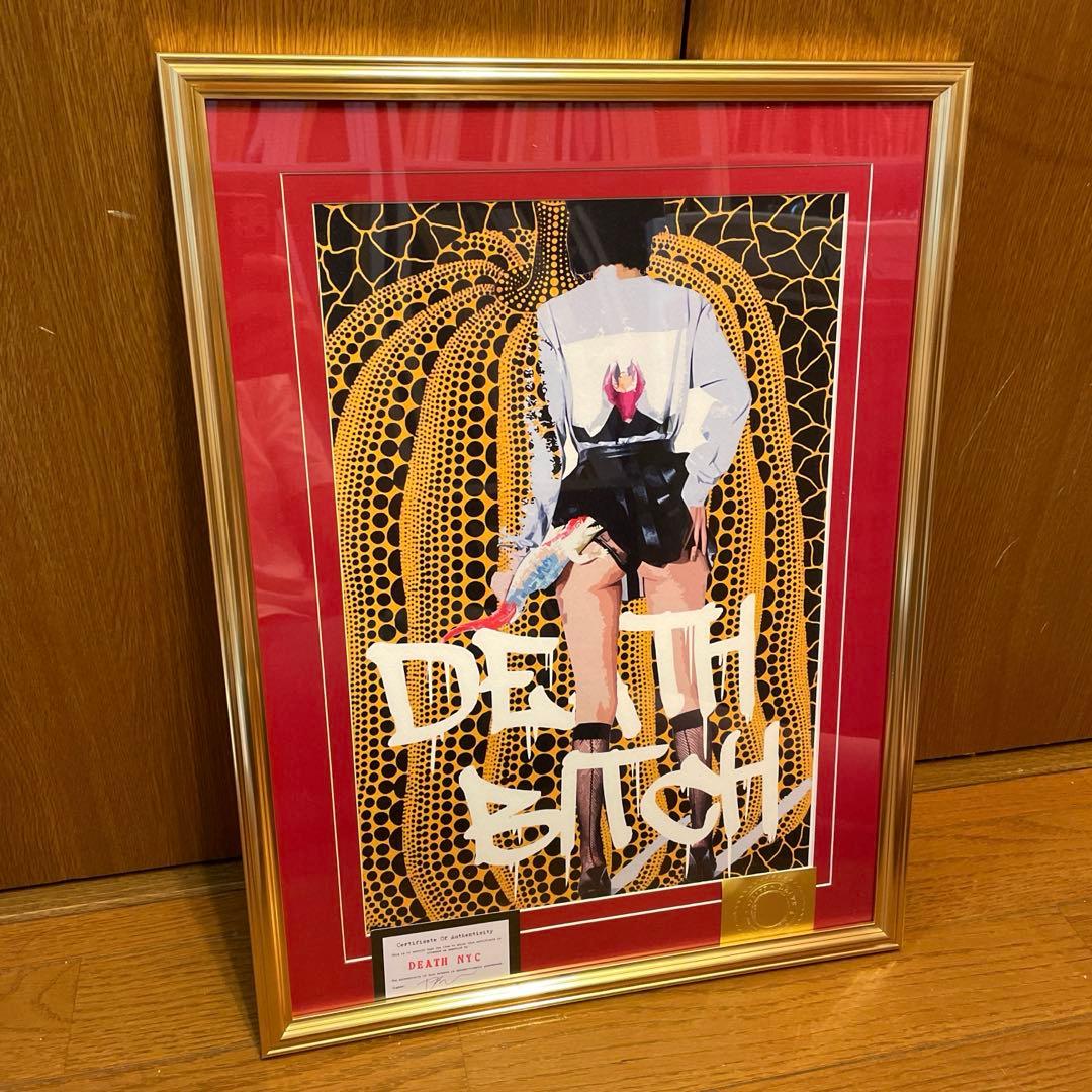 額込 世界限定100枚DEATH NYC アートポスター 現代アート 105