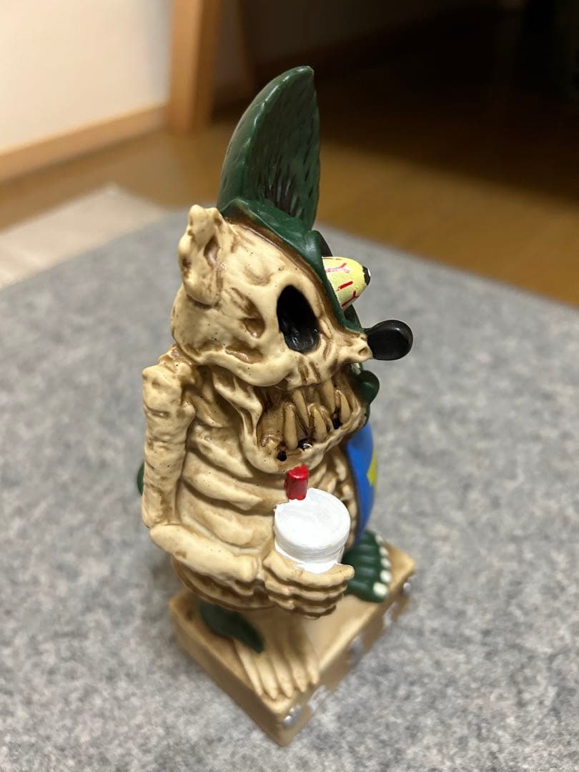 ⭐️[希少カラー]新品未使用‼️ラットフィンクボビングヘッドフィギュア骸骨モデル