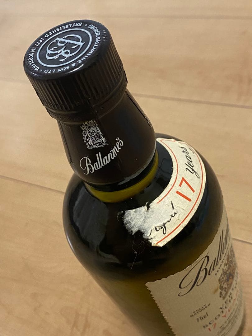 お値下げ未開封 バランタイン17年スコッチウイスキー750ml 43度古酒箱無し