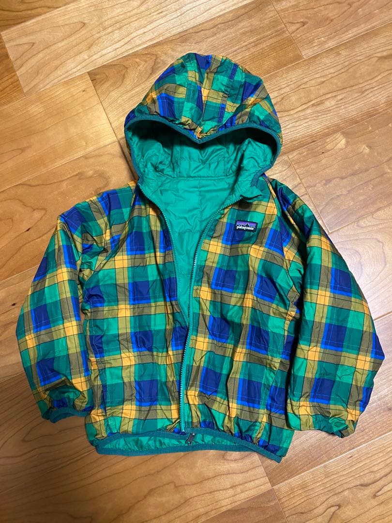 パタゴニア　ダウン　上下セット　リバーシブル　帽子付き