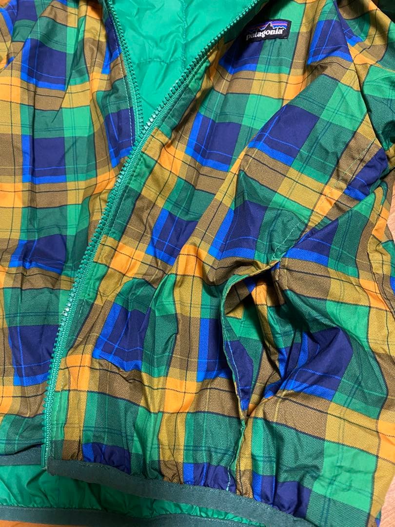 パタゴニア　ダウン　上下セット　リバーシブル　帽子付き