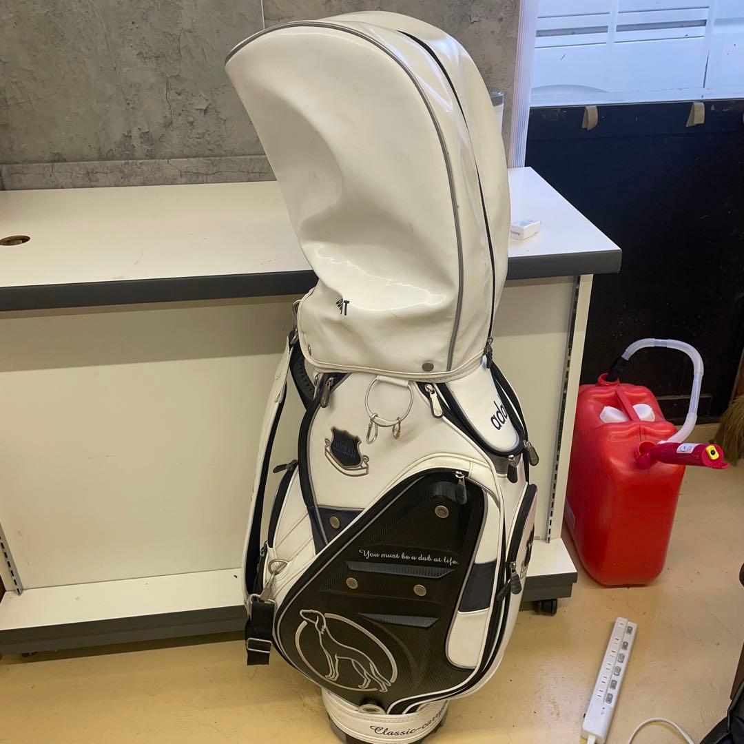 キャディバッグ　アダバット　3点式ショルダーベルト　高級　ゴルフバッグ