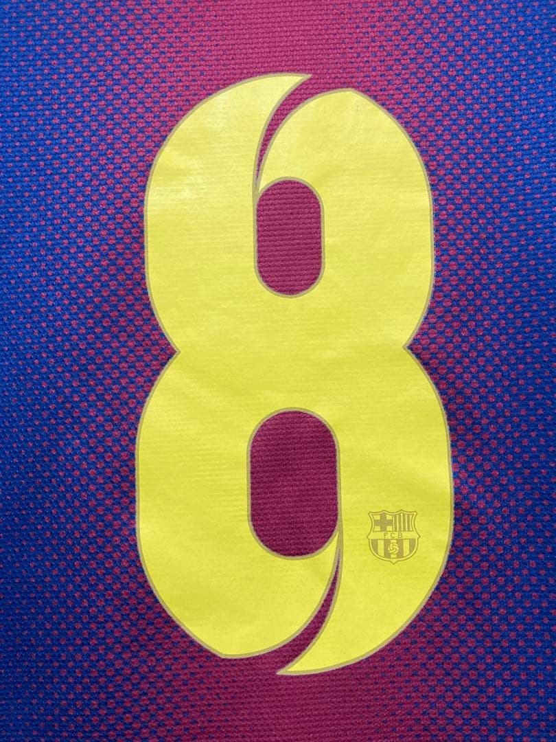【正規品】イニエスタ　バルセロナ　12/13 ホームレプリカ