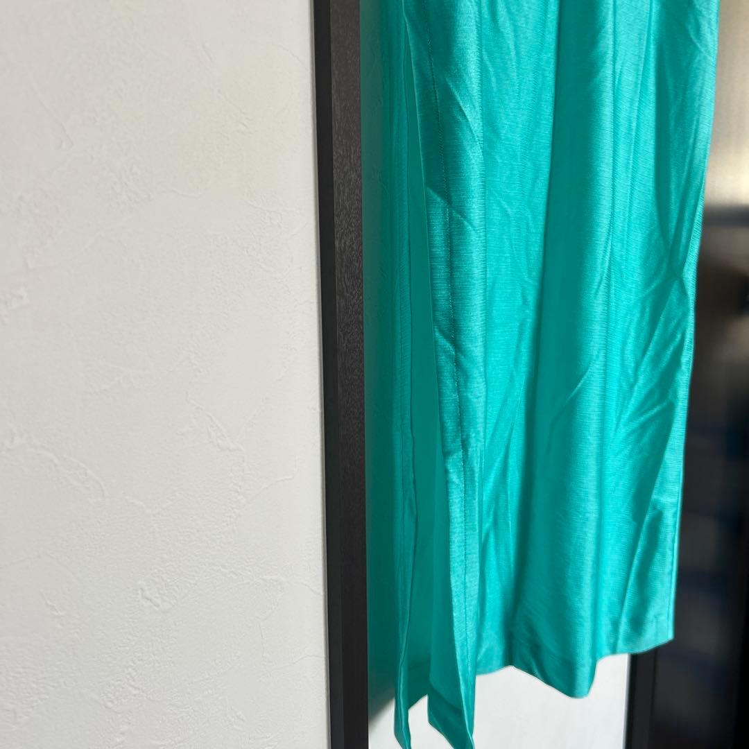 フラダンス　ドレス　マウナロア　ワンピース エメラルドグリーン　1004