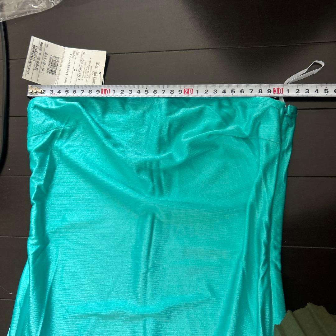 フラダンス　ドレス　マウナロア　ワンピース エメラルドグリーン　1004