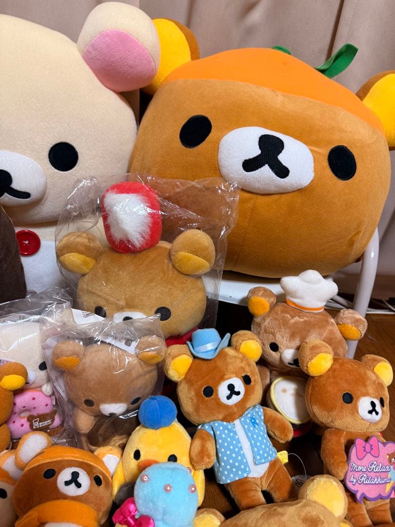 【レア】リラックマ ぬいぐるみ・マスコットまとめ55個　平成レトロ　コレクション