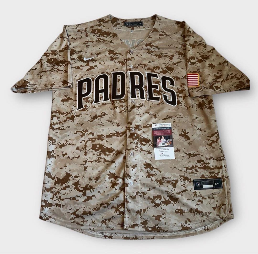 Yu Darvish サイン入り Padres 迷彩ジャージ WBC JSA