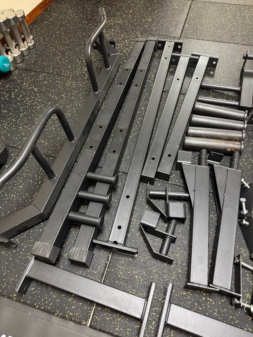 【直接取引のみ】TOP FILMハーフラック　ホームジム　ダンベル付き