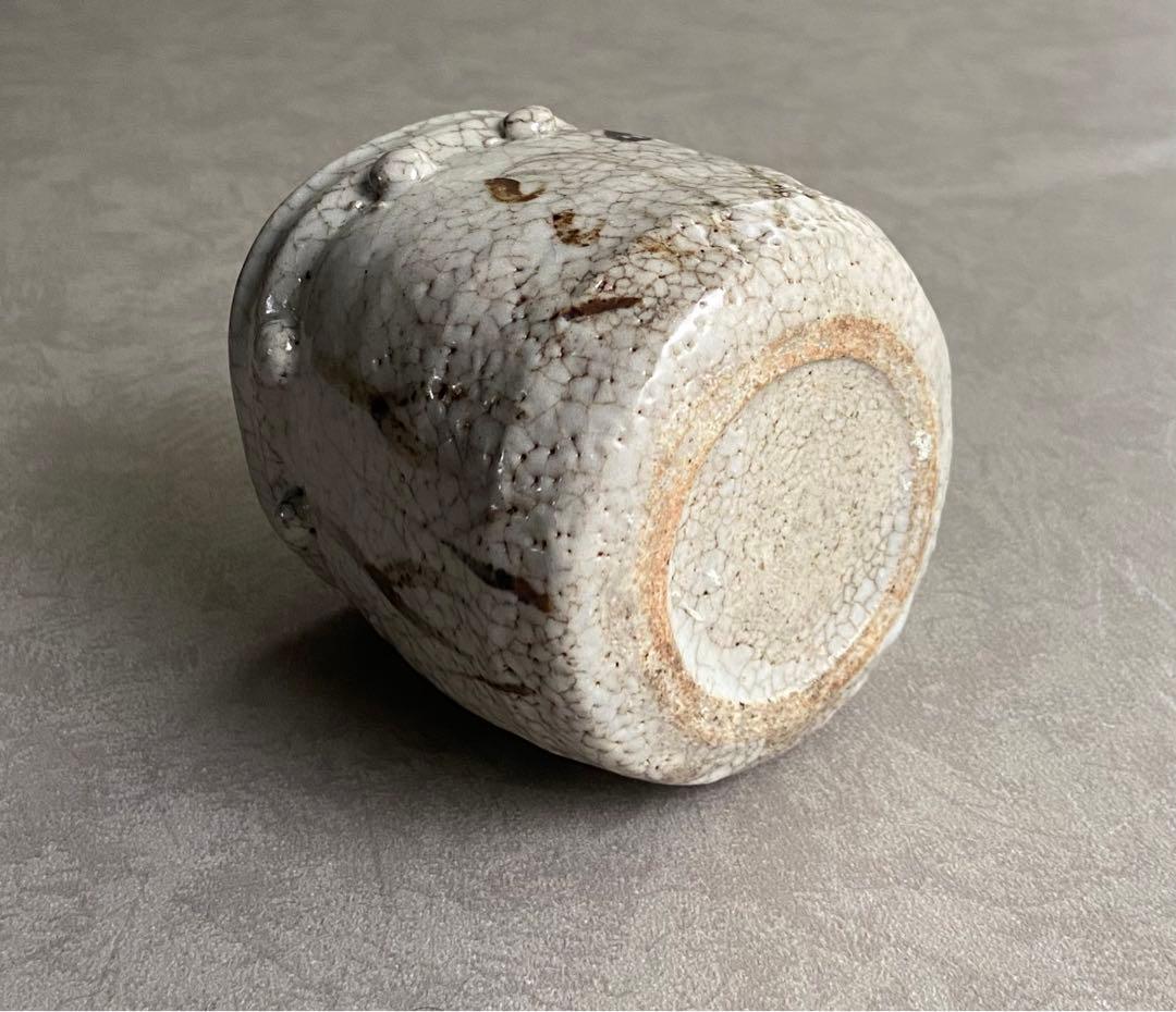 【絵志野筒向付】志野焼 織部焼 時代 特別出品 美濃古陶 美濃桃山陶 古志野