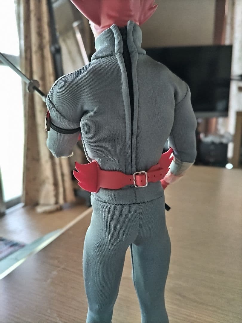 30センチメディコム　ＲＡＨアンドロイドマン　キカイダー　ダーク　薙刀付　リアル