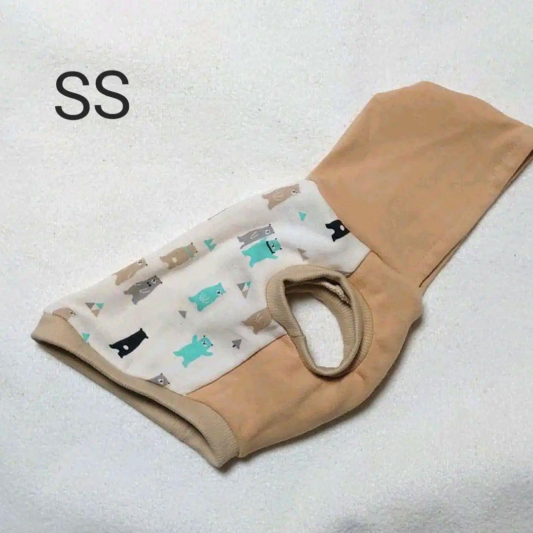 犬服 SS わんこの普段着　くまさんいっぱい