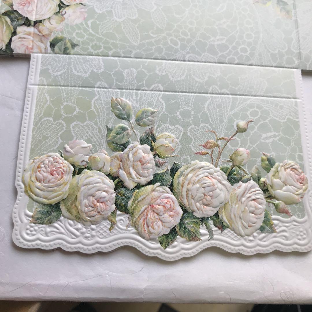 エンボス加工が素敵  キャロルウィルソン ペーパーボックス  シャドーボックス