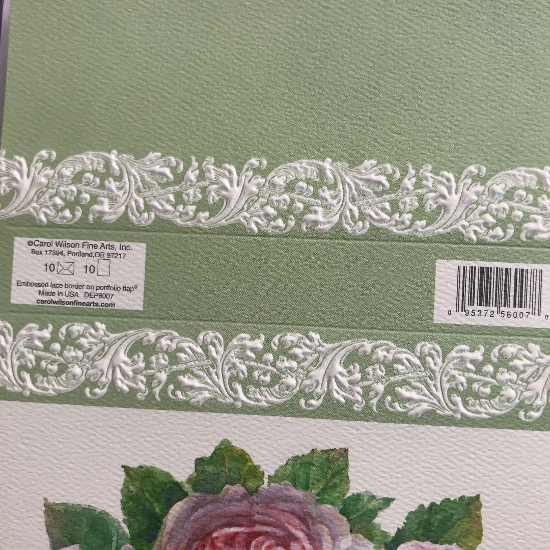 エンボス加工が素敵  キャロルウィルソン ペーパーボックス  シャドーボックス