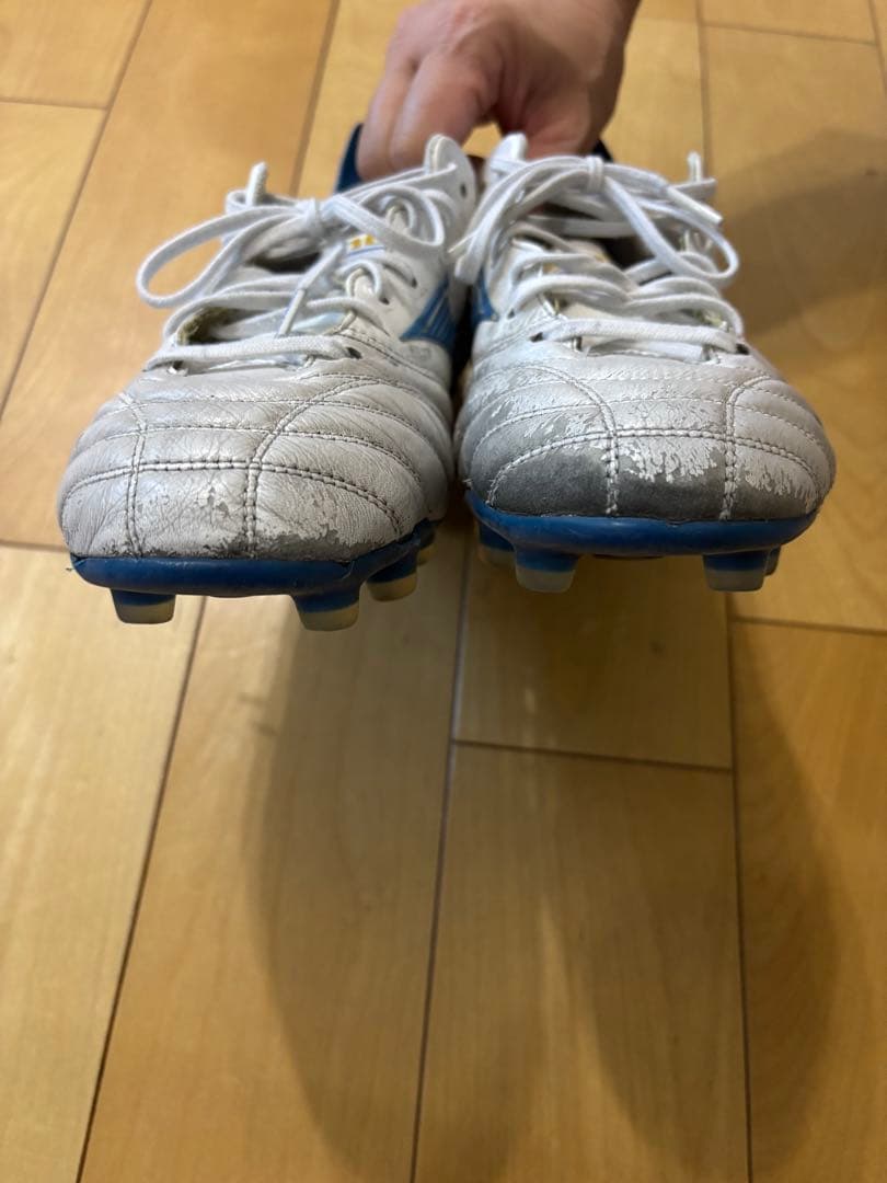 Mizuno モレリアネオ4 シューズキーパー 袋付き 限定色 水色 サッカー