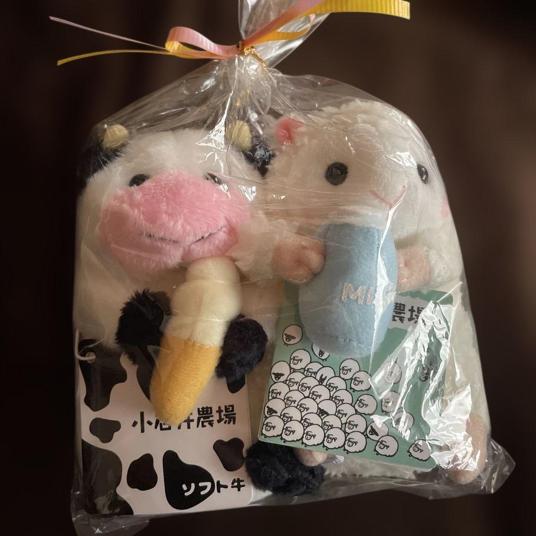 小岩井農場　ソフト牛&ミルキー羊　ぬいぐるみ