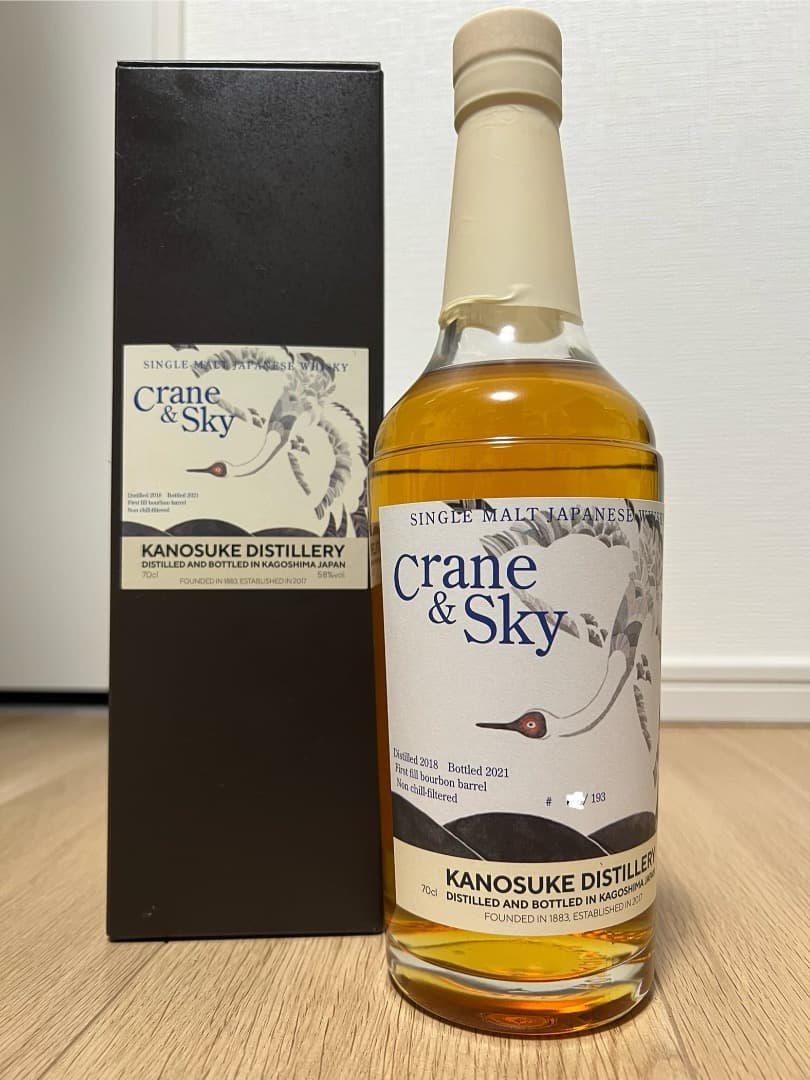 ウイスキートーク福岡プライベートボトル　嘉之助　Crane&sky
