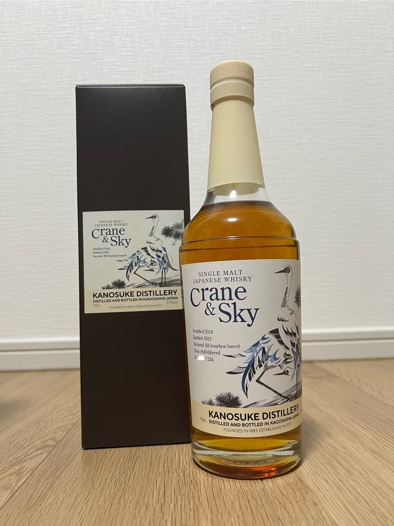 ウイスキートーク福岡プライベートボトル　嘉之助　Crane&sky