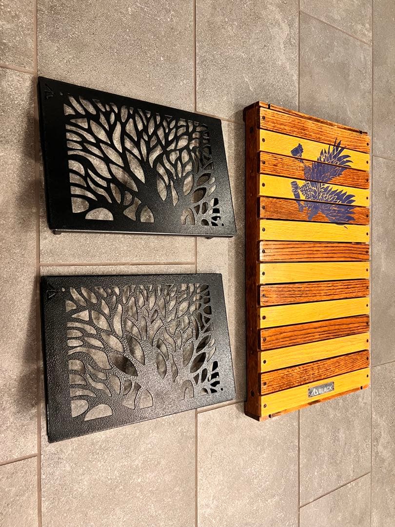 コ*ズ様 ハレテーブル　アイアンプレート2枚セット