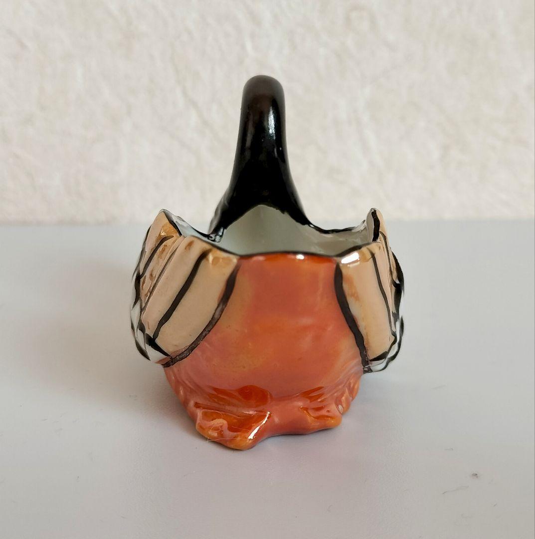 超豪華！オールドノリタケ レアー配色スワン 小ボウル1918年ラスター彩